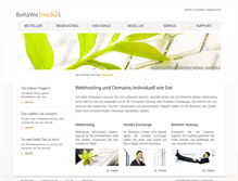 Tablet Screenshot of bekawe-hosting.de